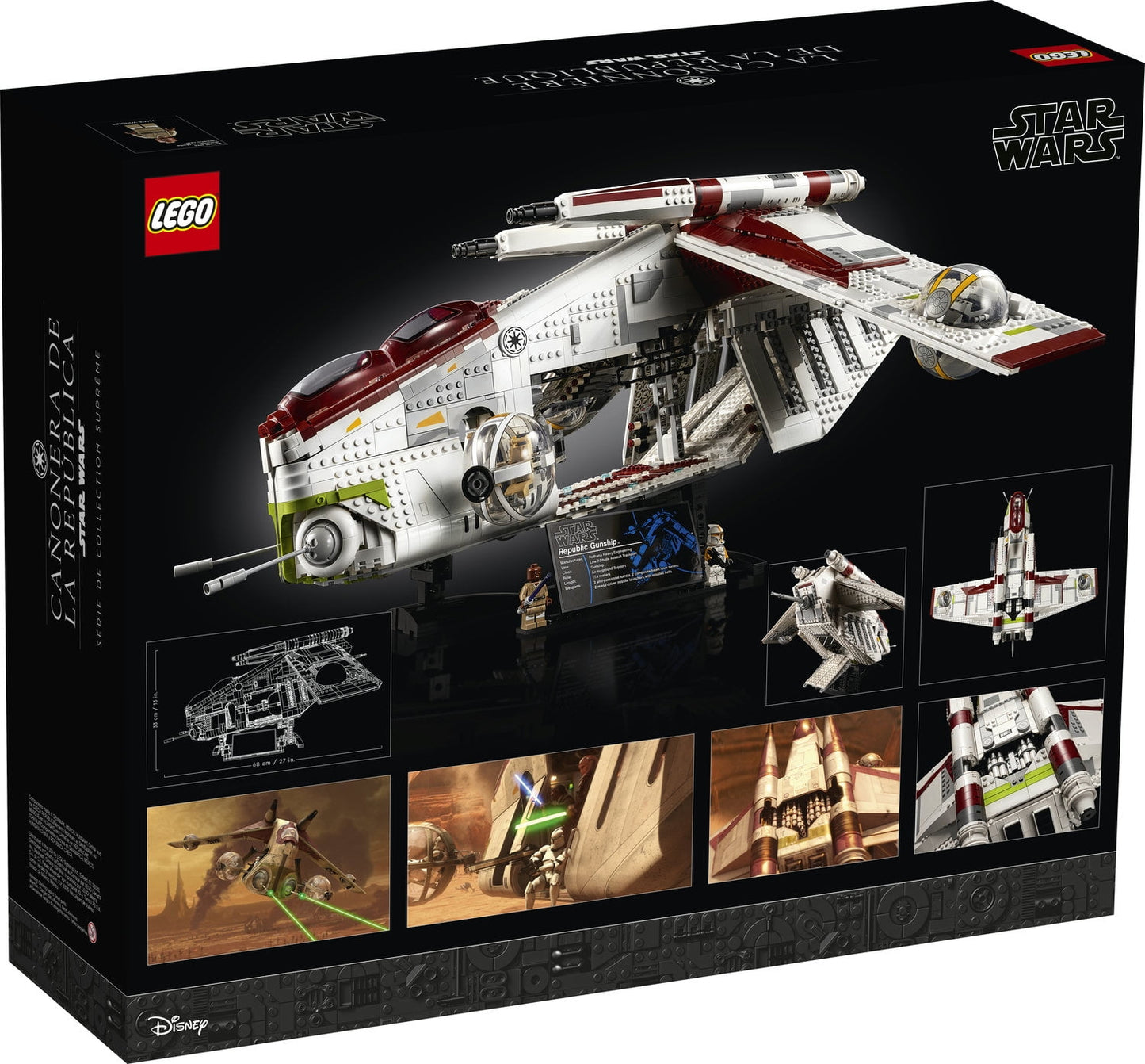 LEGO Star Wars Republic Gunship 75309 Ultimate Collector Series Building Kit (3,292 Pieces)