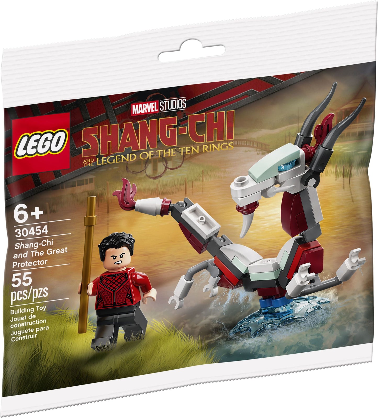 LEGO Marvel Shang-Chi and The Great Protector 30454 Fun Building Toy (55 Pieces)