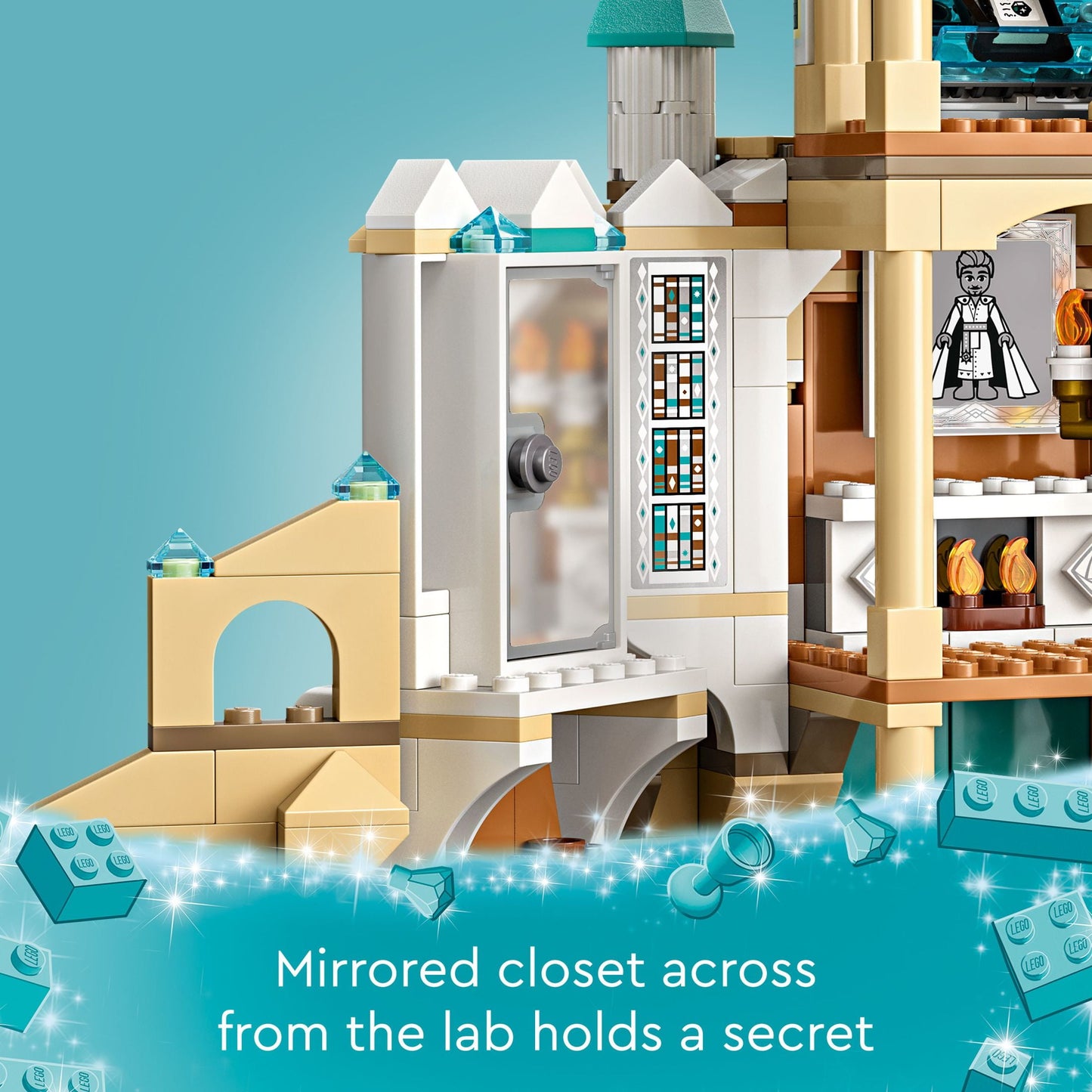 LEGO Disney Wish: King Magnifico’s Castle 43224 Building Toy Set, A Collectible Set for Kids