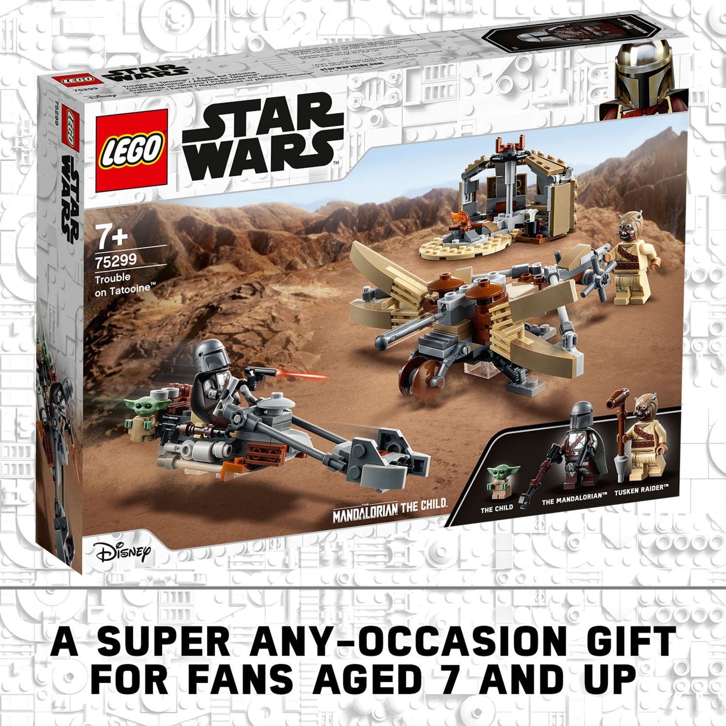 LEGO Star Wars: The Mandalorian Trouble on Tatooine 75299 Building Toy for Kids (277 Pieces)