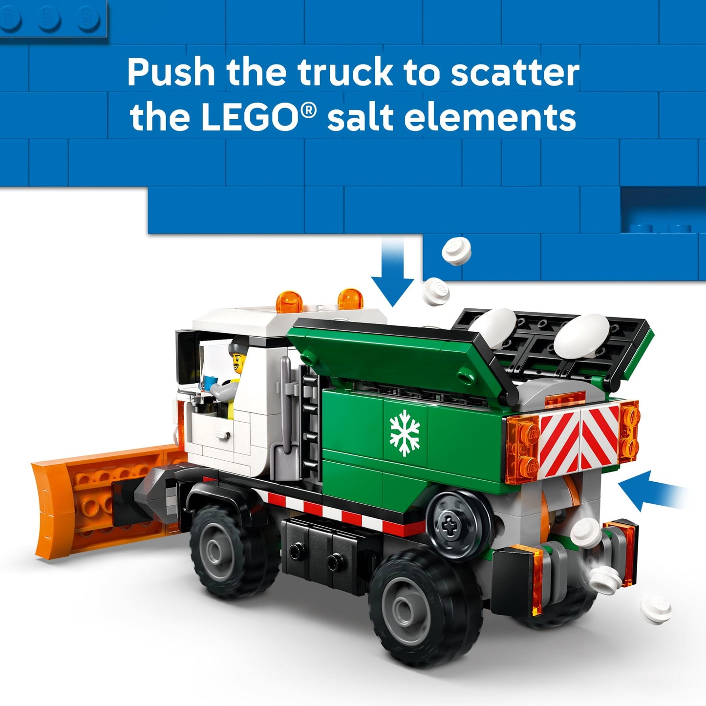 LEGO City Snowplow Truck Building Toy for Kids