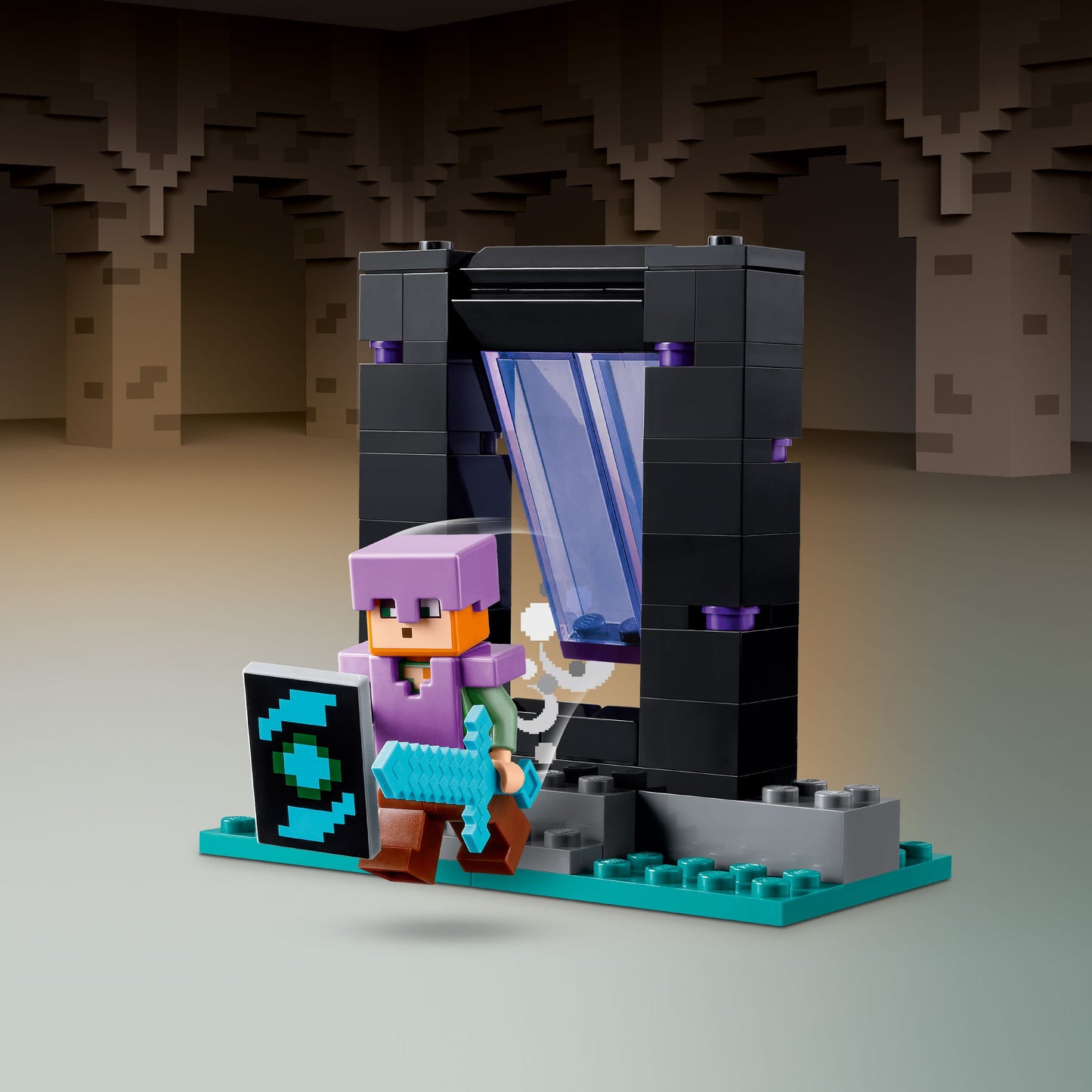 LEGO Minecraft The Armory Building Set, Includes Popular Minecraft Figures Alex and