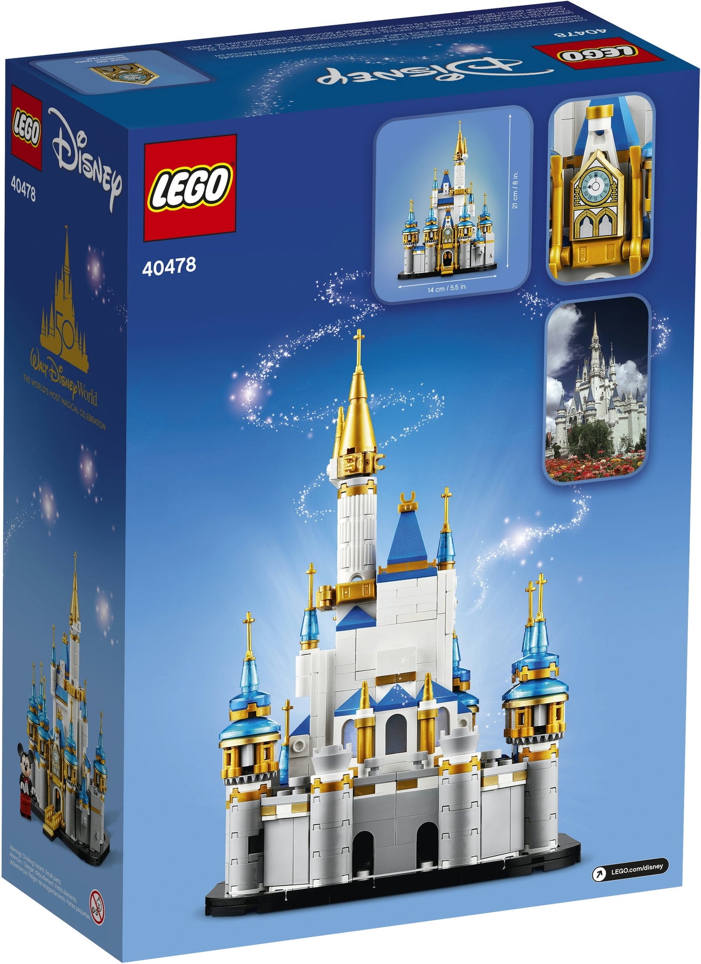 LEGO Mini Disney Castle 40478 Building Set (567 Pieces)