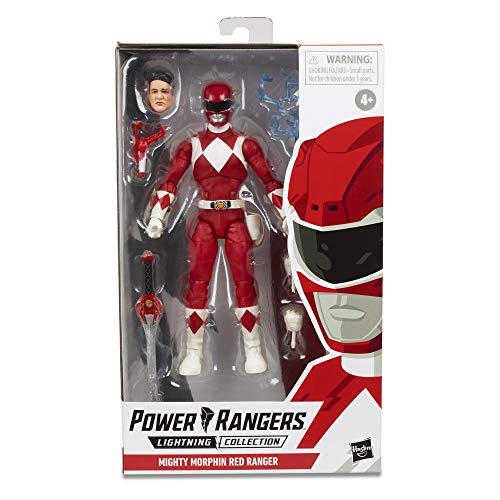 Power Rangers E7755 Lightning Collection 6" Mighty Morphin Red Ranger Collectible Action Figure Toy with Accessories