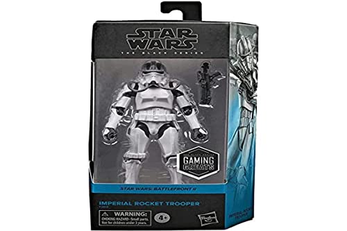 Star Wars The Black Series Gaming Greats 6 Inch Action Figure Box Art Exclusive - Imperial Rocket Trooper