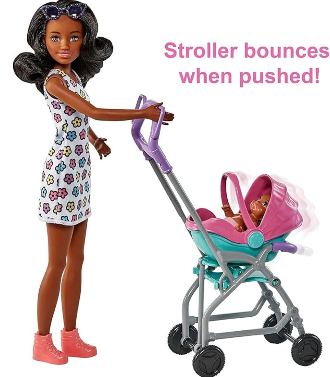 Barbie Skipper Babysitters Inc Playset with Brunette Doll