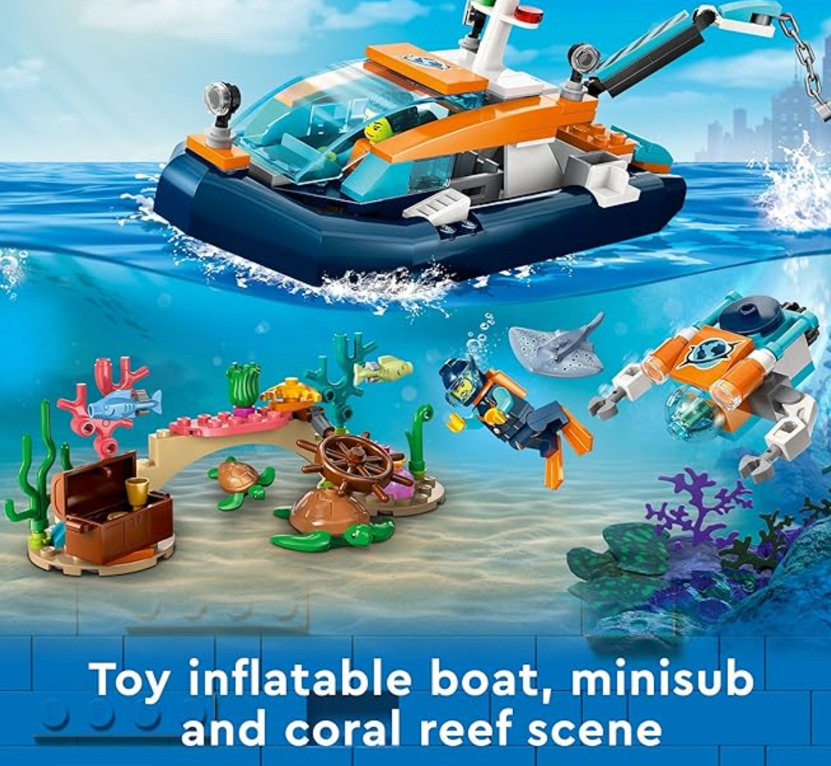 LEGO City Explorer Diving Boat 60377