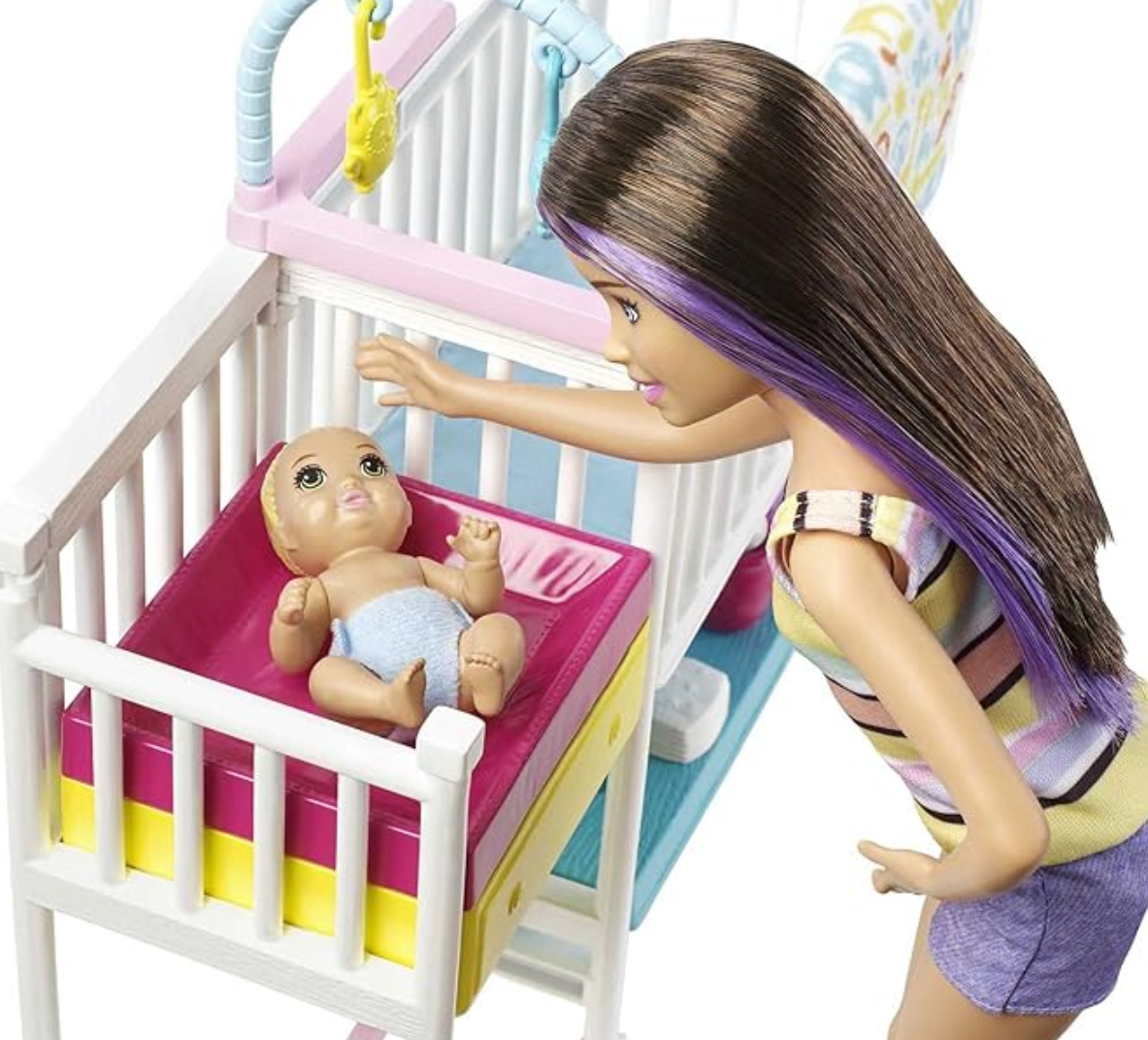 Barbie Skipper Babysitters Inc Dolls & Playset - Nap 'n Nurture Nursery