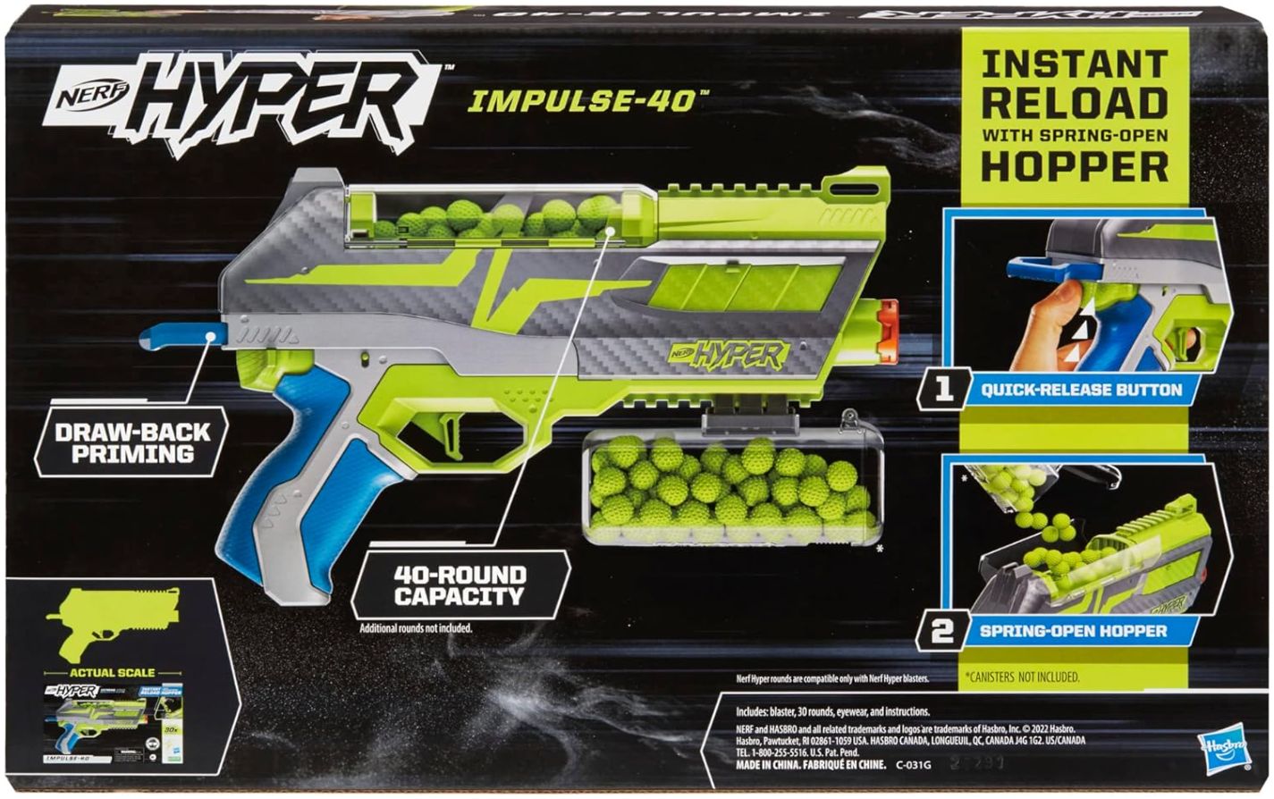 NERF Hyper Impulse-40 Blaster