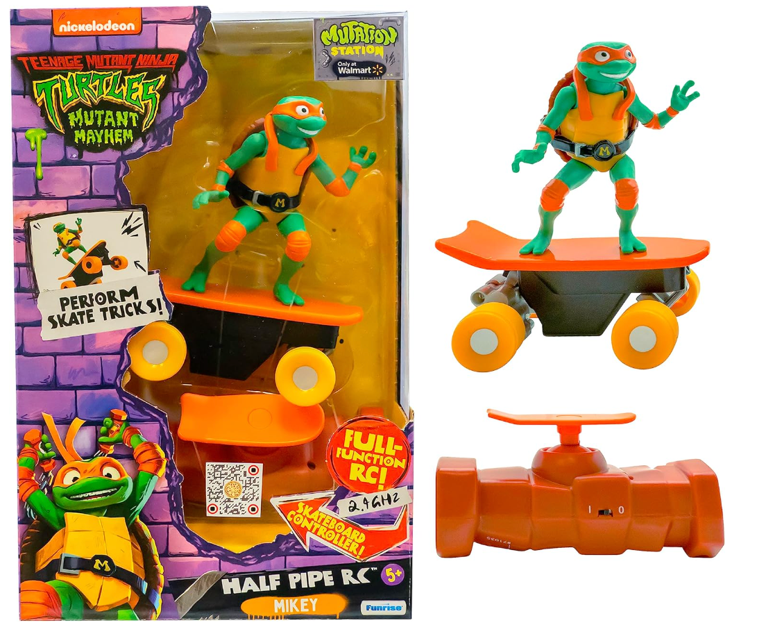 Teenage Mutant Ninja Turtle Michelangelo Half Pipe RC Vehicle