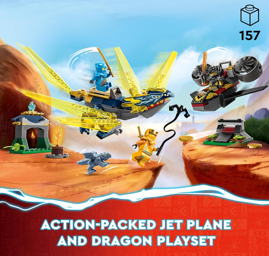 LEGO NINJAGO NYA and Arin’s Baby Dragon Battle 71798