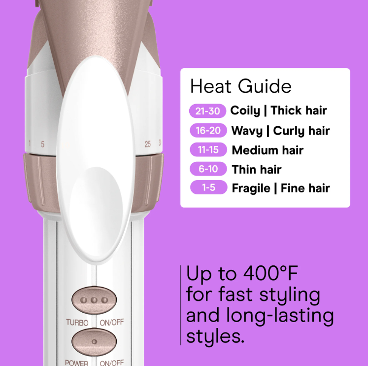 Conair Double Ceramic 1" Curling Iron