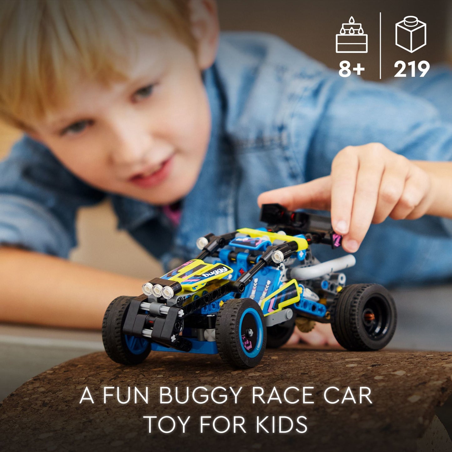 LEGO Technic Off-Road Race Buggy Buildable Car Toy, Cool Toy for 8 Year Old Boys, Girls and