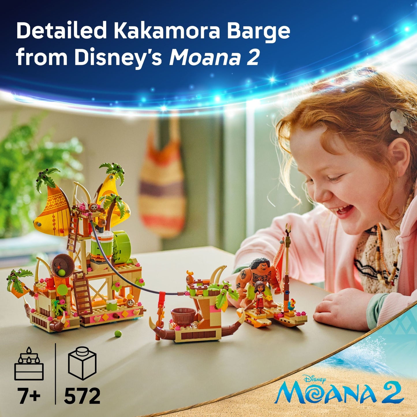 LEGO Disney Moana 2 Kakamora Barge Kids Toy