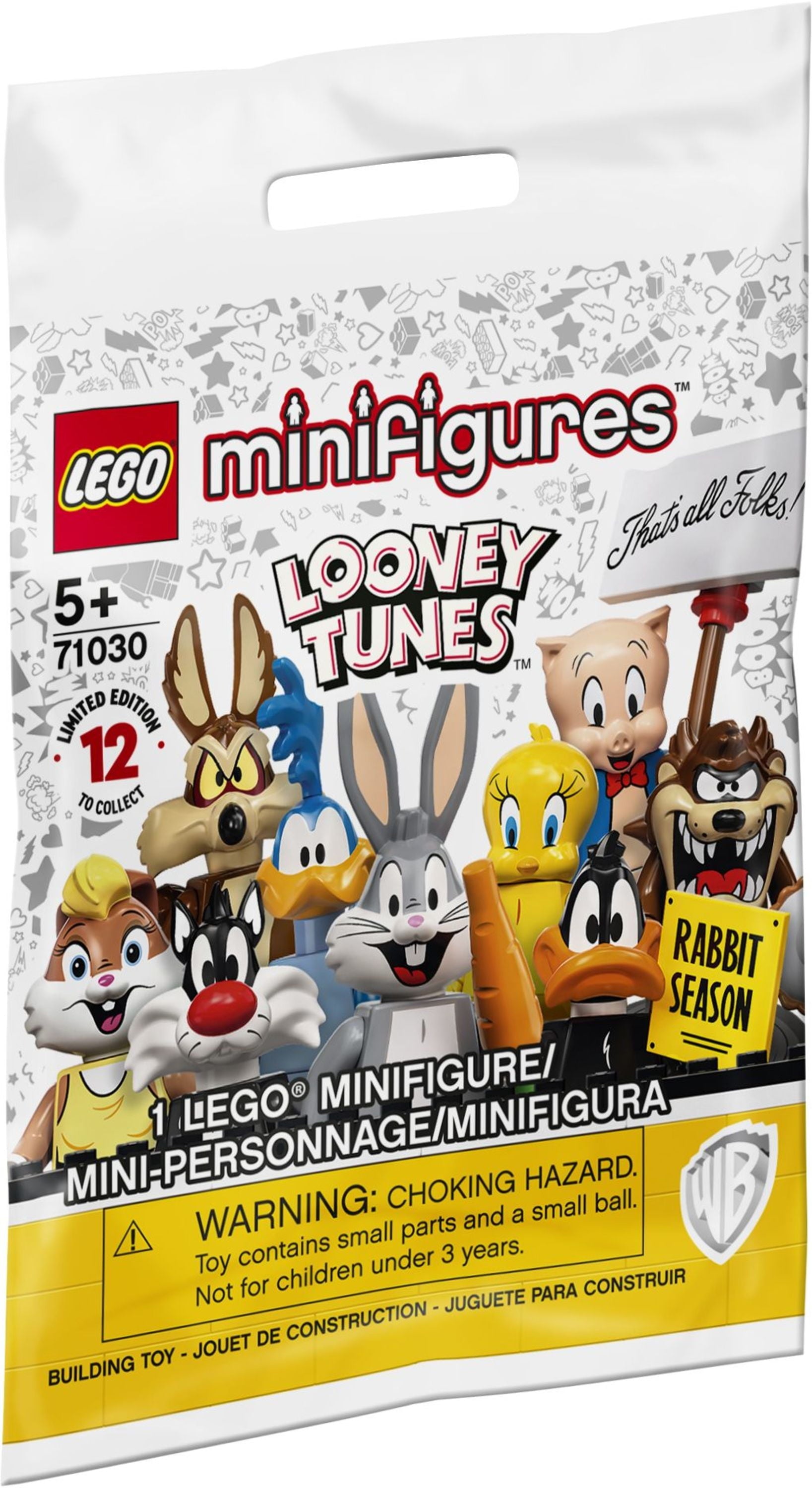 1 LEGO Minifigures Looney Tunes 71030 Cool Building Toy (1 of 12 to Collect)