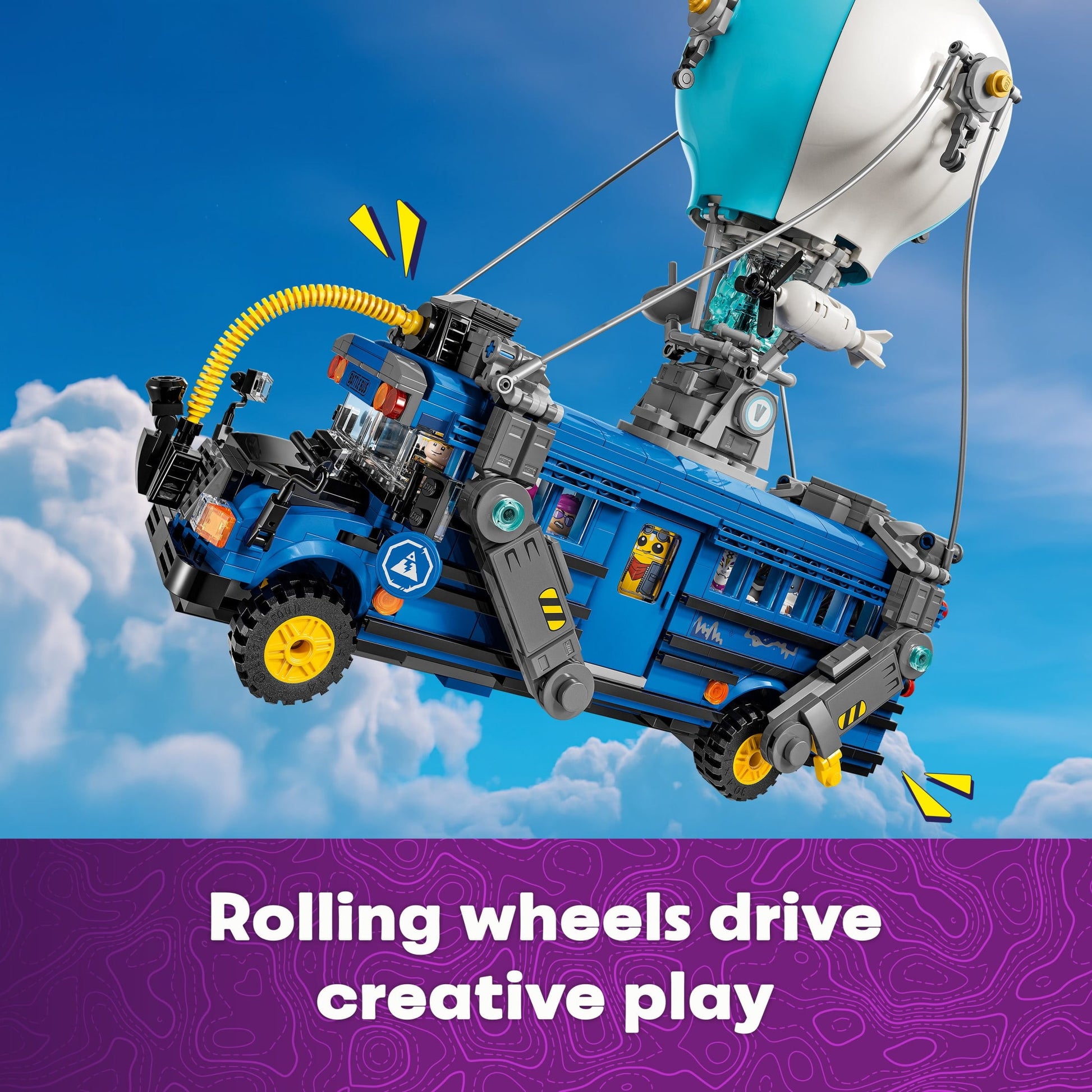 LEGO Fortnite Battle Bus - Collectible Fortnite Toy for Kids, Boys and Girls, Ages 10+