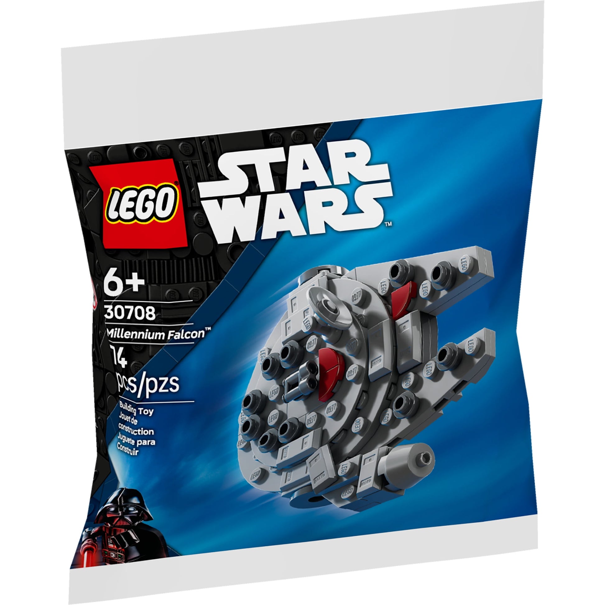 LEGO Star Wars Millennium Falcon Mini-Build - Space Ship Building Toy for Kids, Ages 6+ - 30708