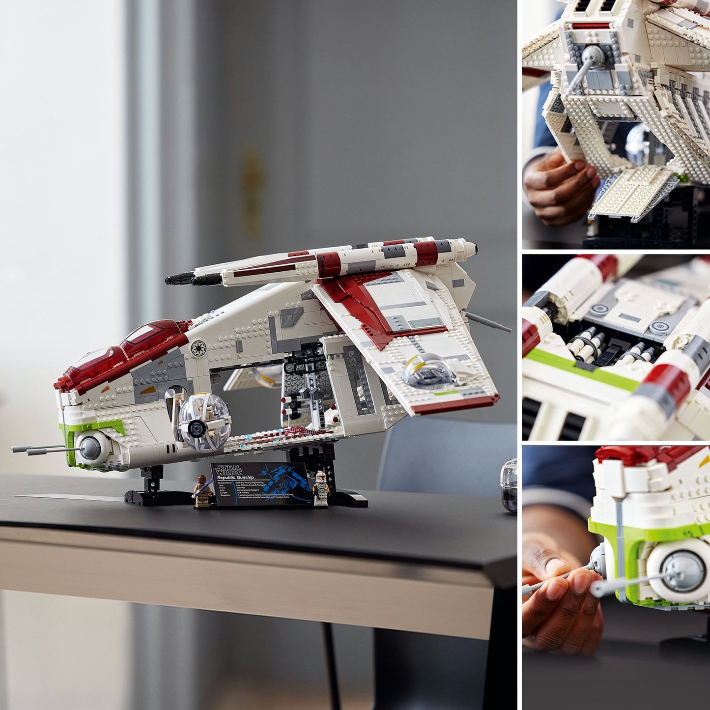 LEGO Star Wars Republic Gunship 75309 Ultimate Collector Series Building Kit (3,292 Pieces)