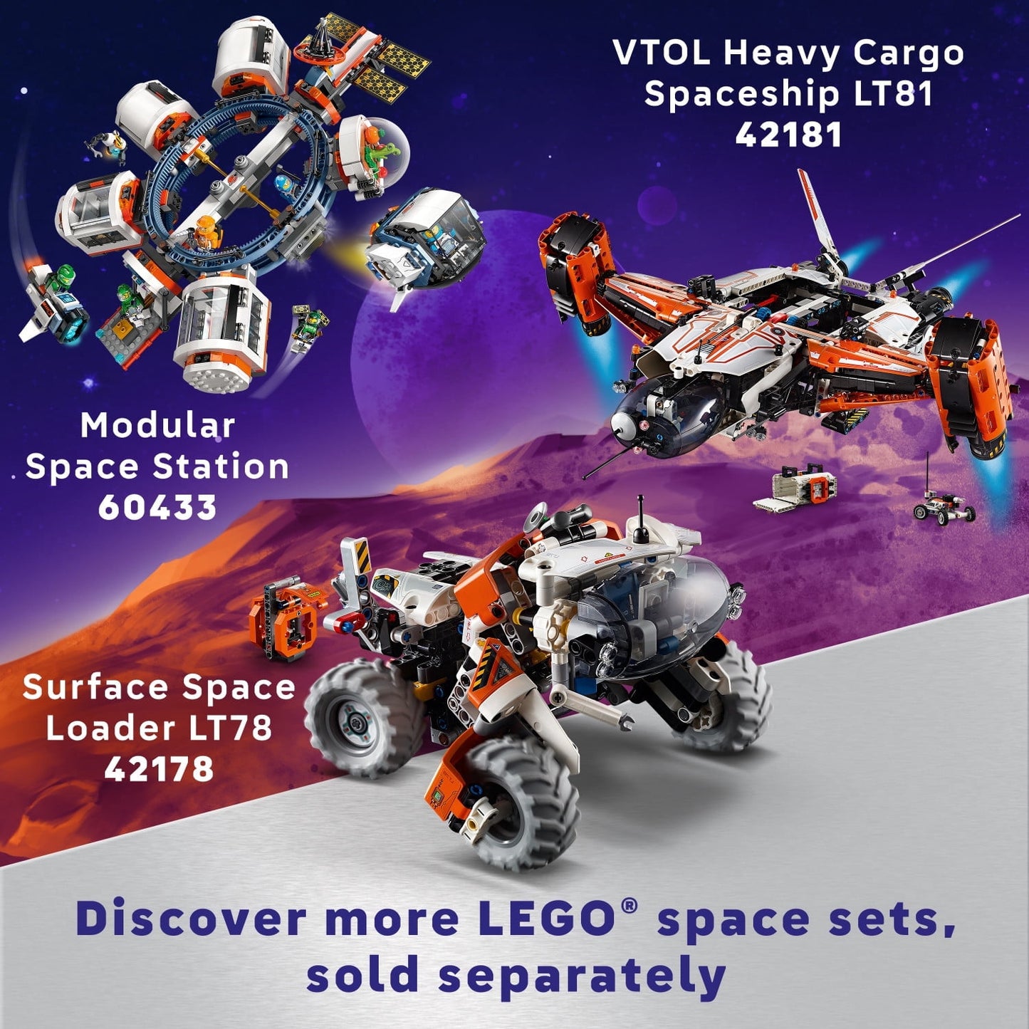 LEGO Friends Mars Space Base and Rocket Set, Science Toy for Pretend Play with 3 Mini-Dolls