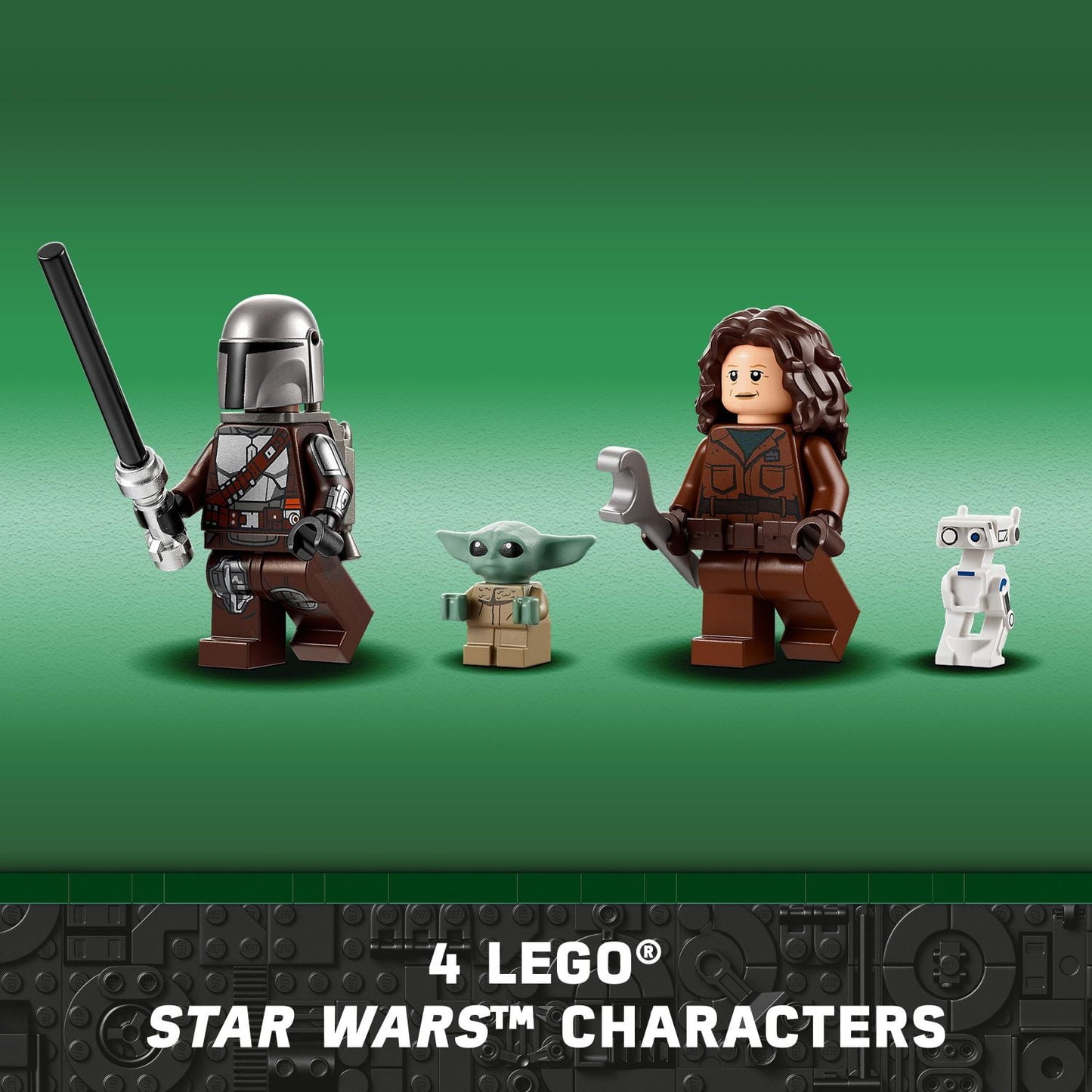 LEGO Star Wars The Mandalorian's N-1 Starfighter 75325 Building Toy, The Book of Boba Fett,