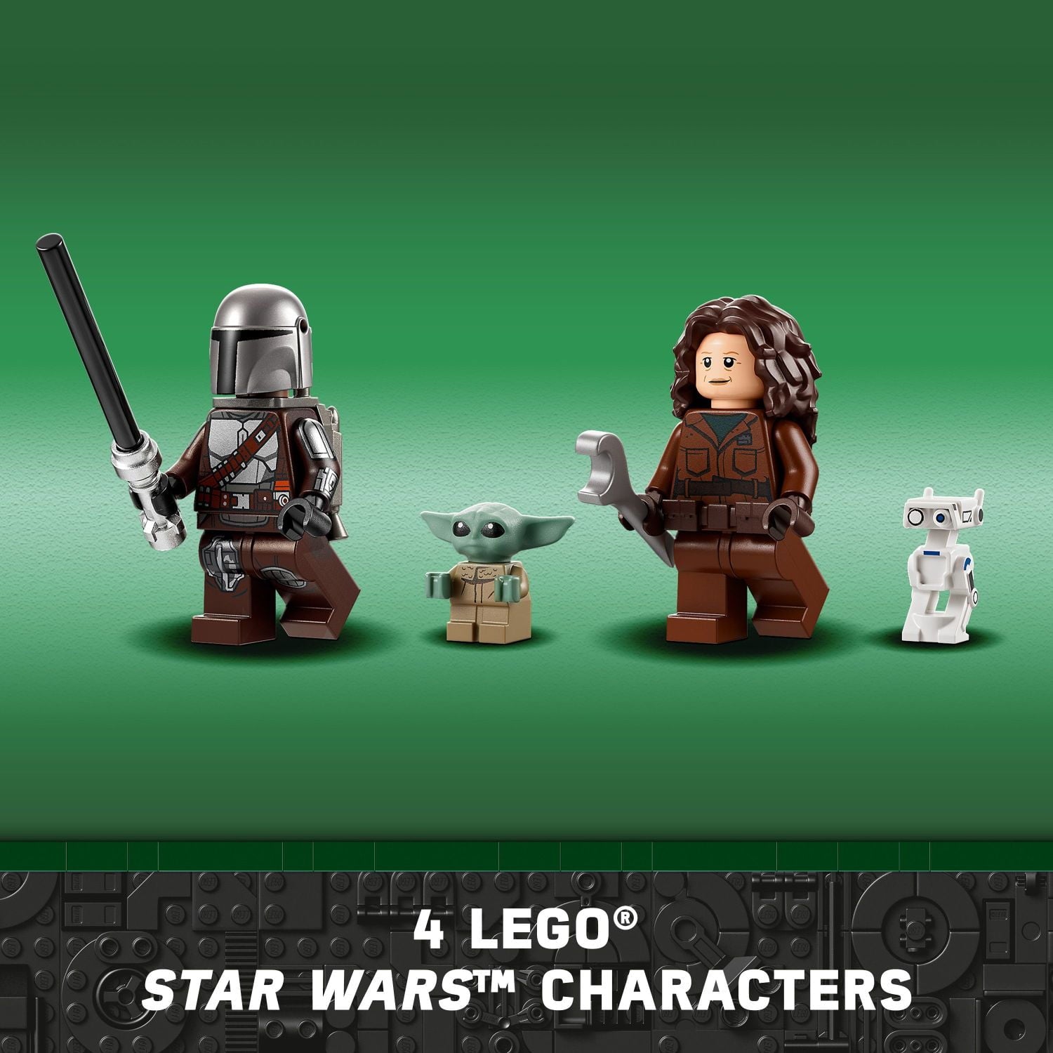 LEGO Star Wars The Mandalorian's N-1 Starfighter 75325 Building Toy, The Book of Boba Fett,