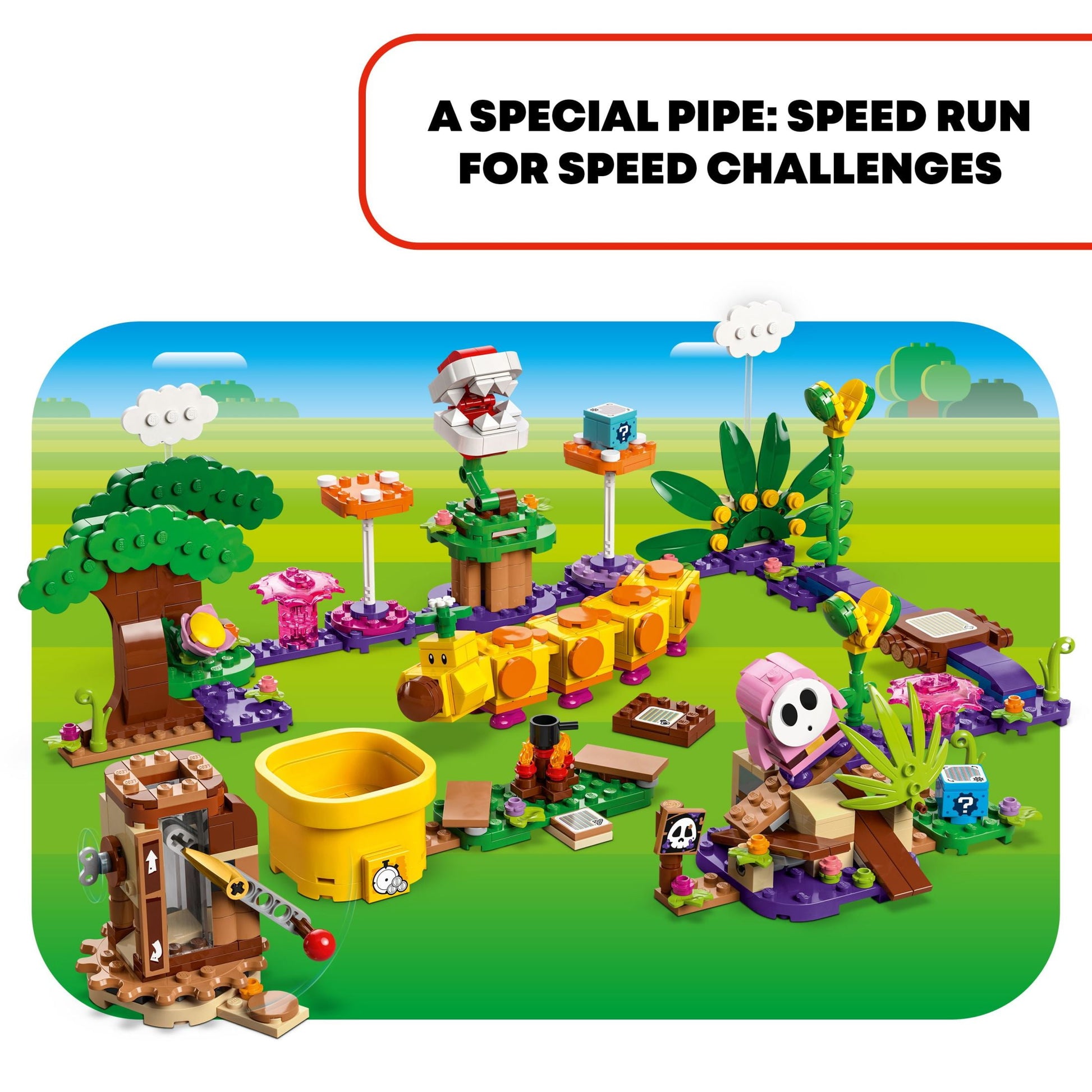 LEGO Super Mario Soda Jungle Maker, Mario Playset, Buildable Nintendo Birthday Gift for Kids,