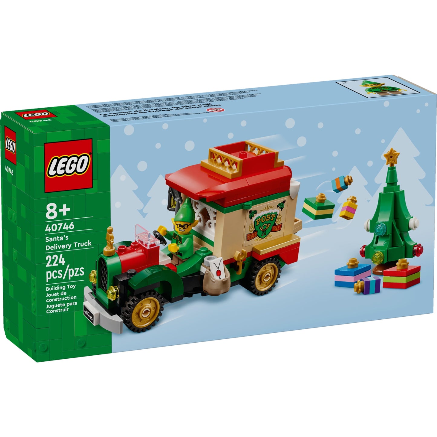 LEGO Santa’s Delivery Truck Building Toy for Kids - Construction Set for Play or Christmas