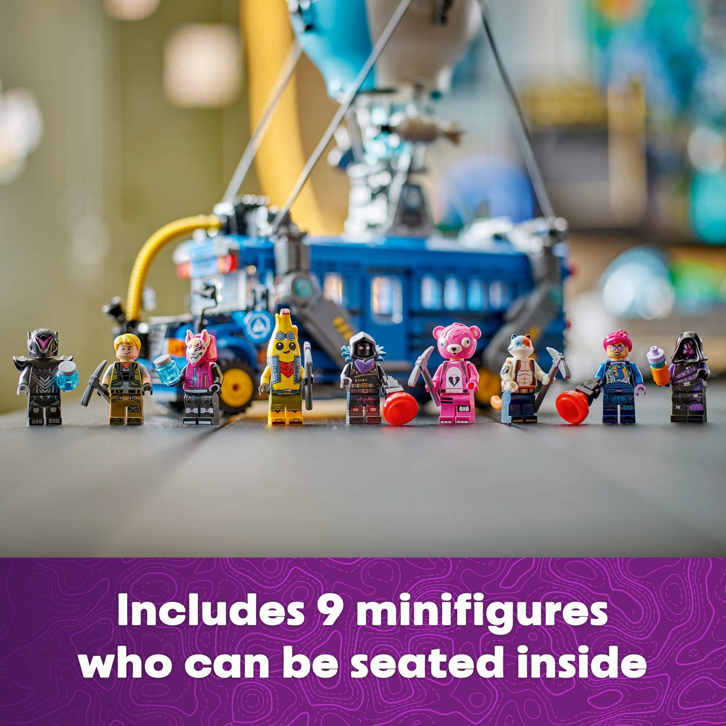 LEGO Fortnite Battle Bus - Collectible Fortnite Toy for Kids, Boys and Girls, Ages 10+