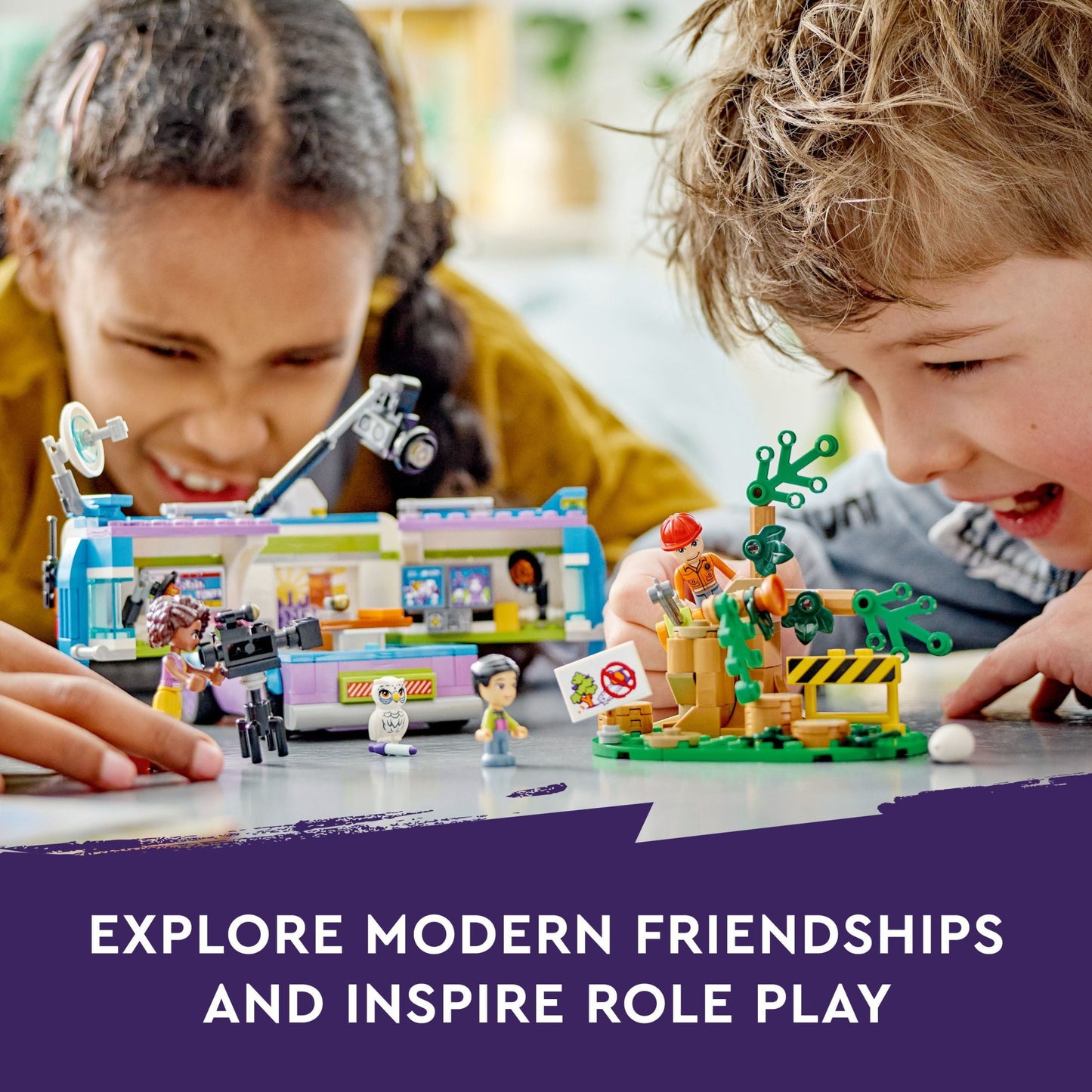LEGO Friends Newsroom Van 41749 Building Toy Set, Creative Fun for Ages 6+, includes