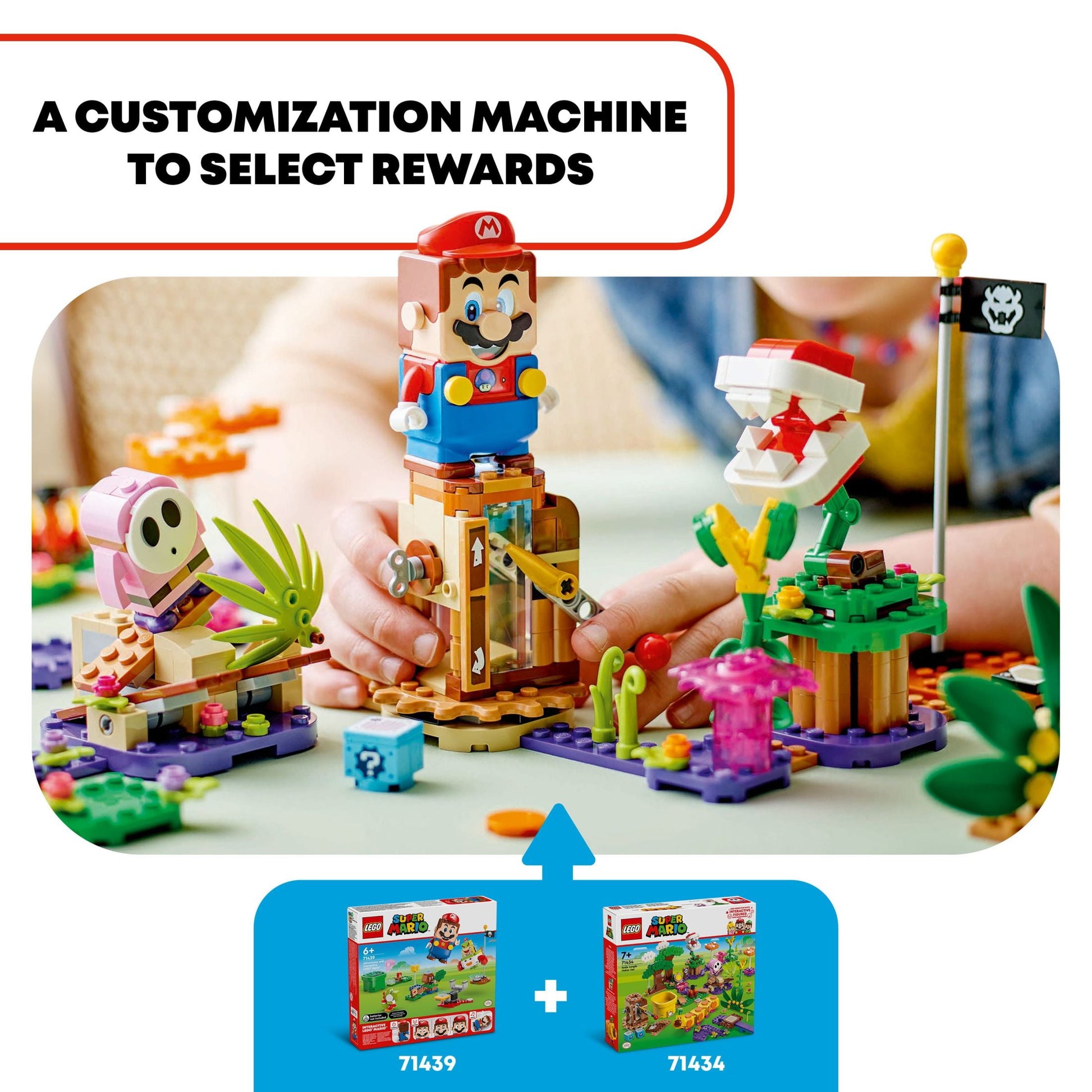 LEGO Super Mario Soda Jungle Maker, Mario Playset, Buildable Nintendo Birthday Gift for Kids,