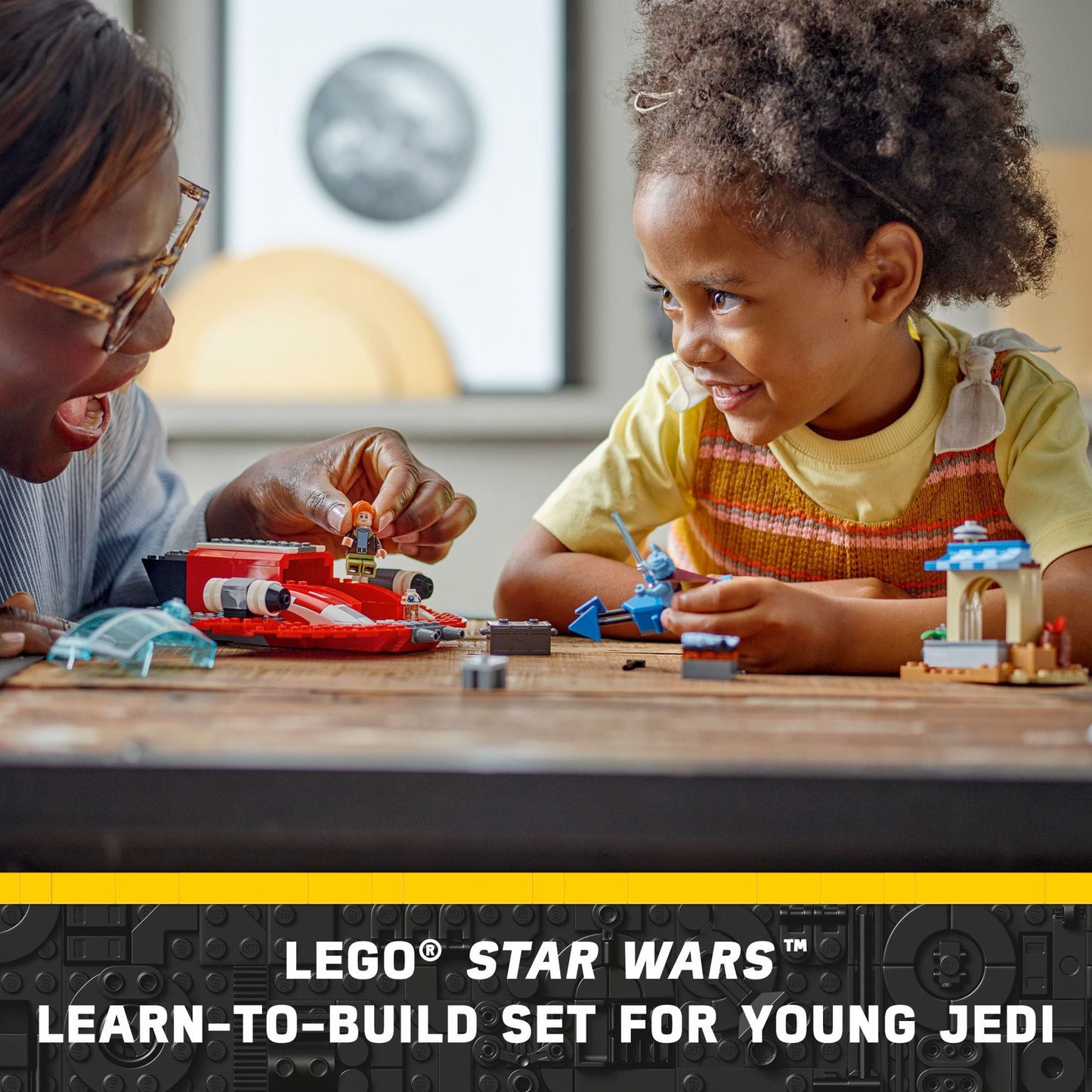 LEGO Star Wars: Young Jedi Adventures The Crimson Firehawk, Kids’ Starter Set, Buildable Toy