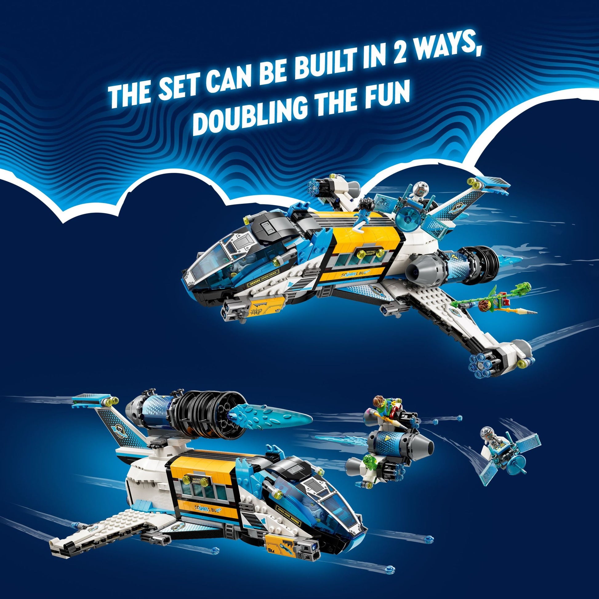 LEGO DREAMZzz Mr. Oz’s Spacebus 71460 Building Set, Spaceship Toy for Kids, Space Shuttle