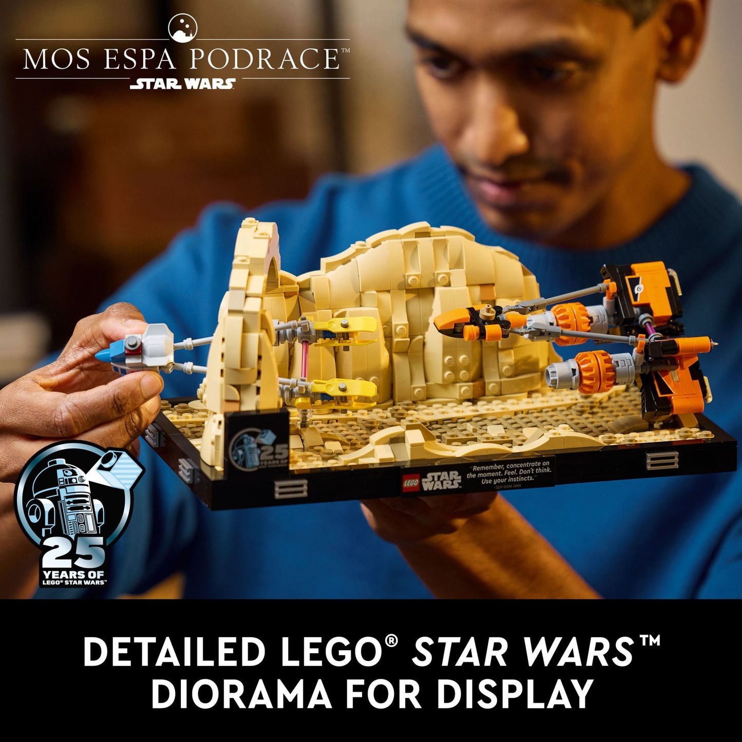 LEGO Star Wars: The Phantom Menace Mos Espa Podrace Diorama, Build and Display Model for