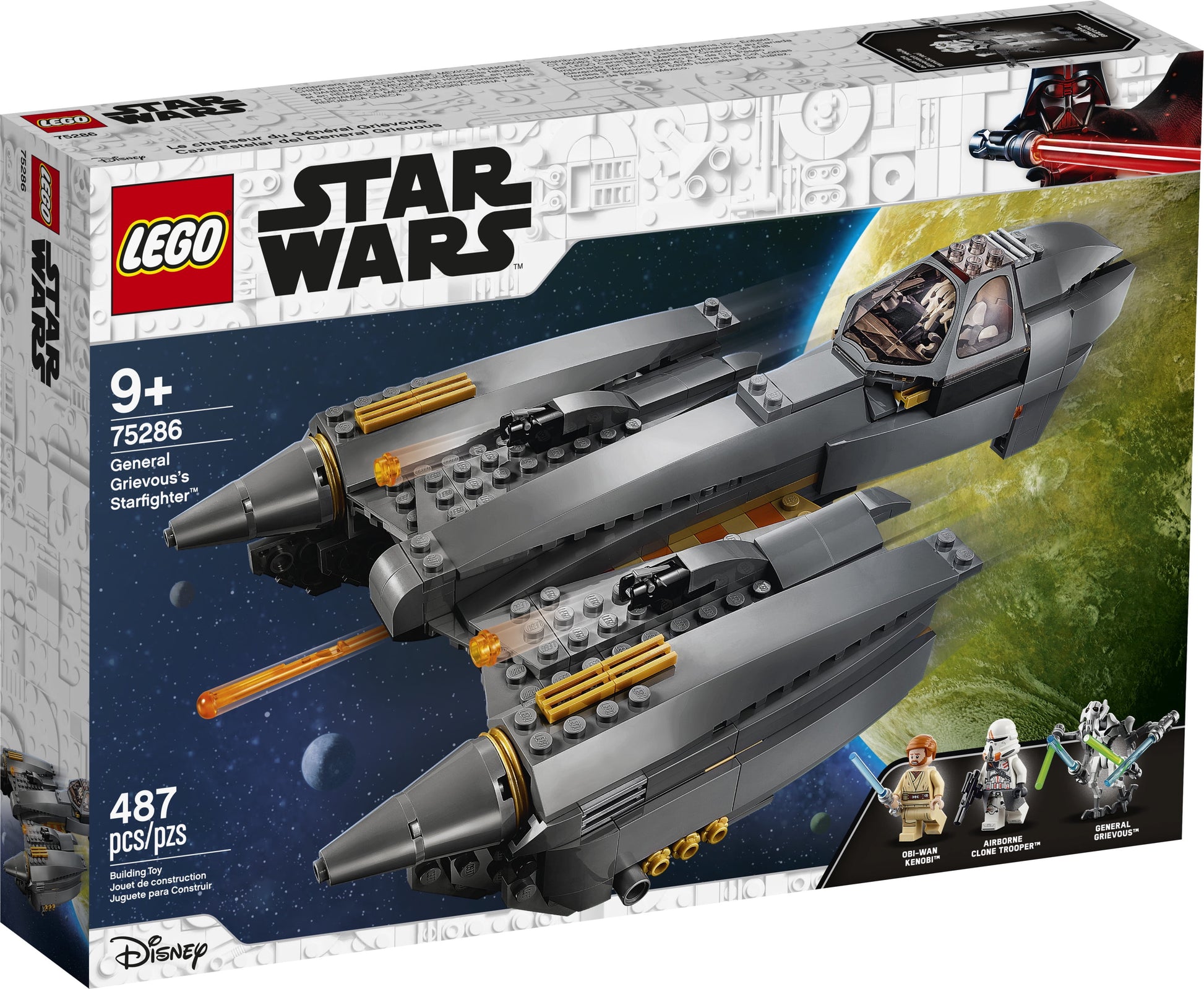 LEGO Star Wars: Revenge of the Sith General Grievous’s Starfighter 75286 Spacecraft Building