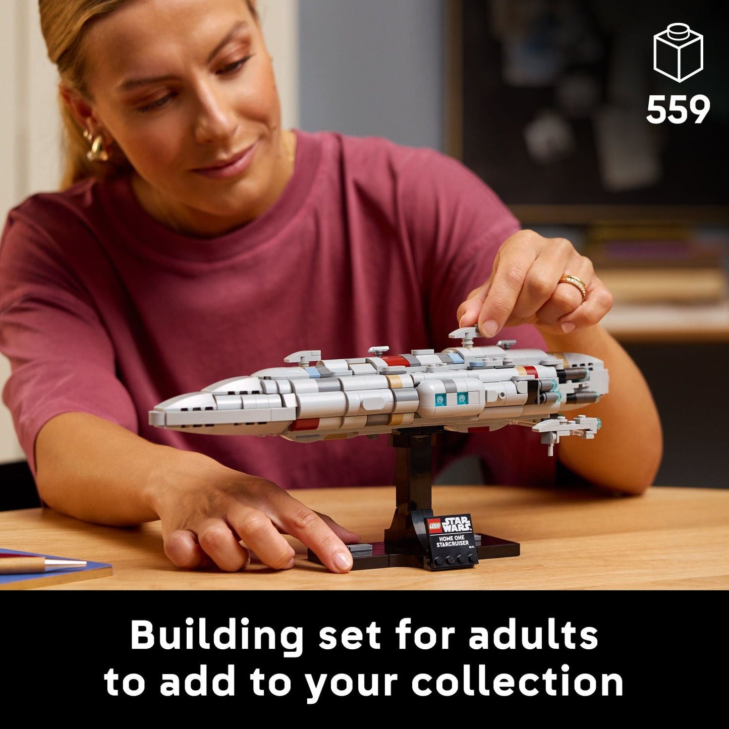 LEGO Star Wars: Return of the Jedi Home One Starcruiser Building Set for Adults - Star Wars