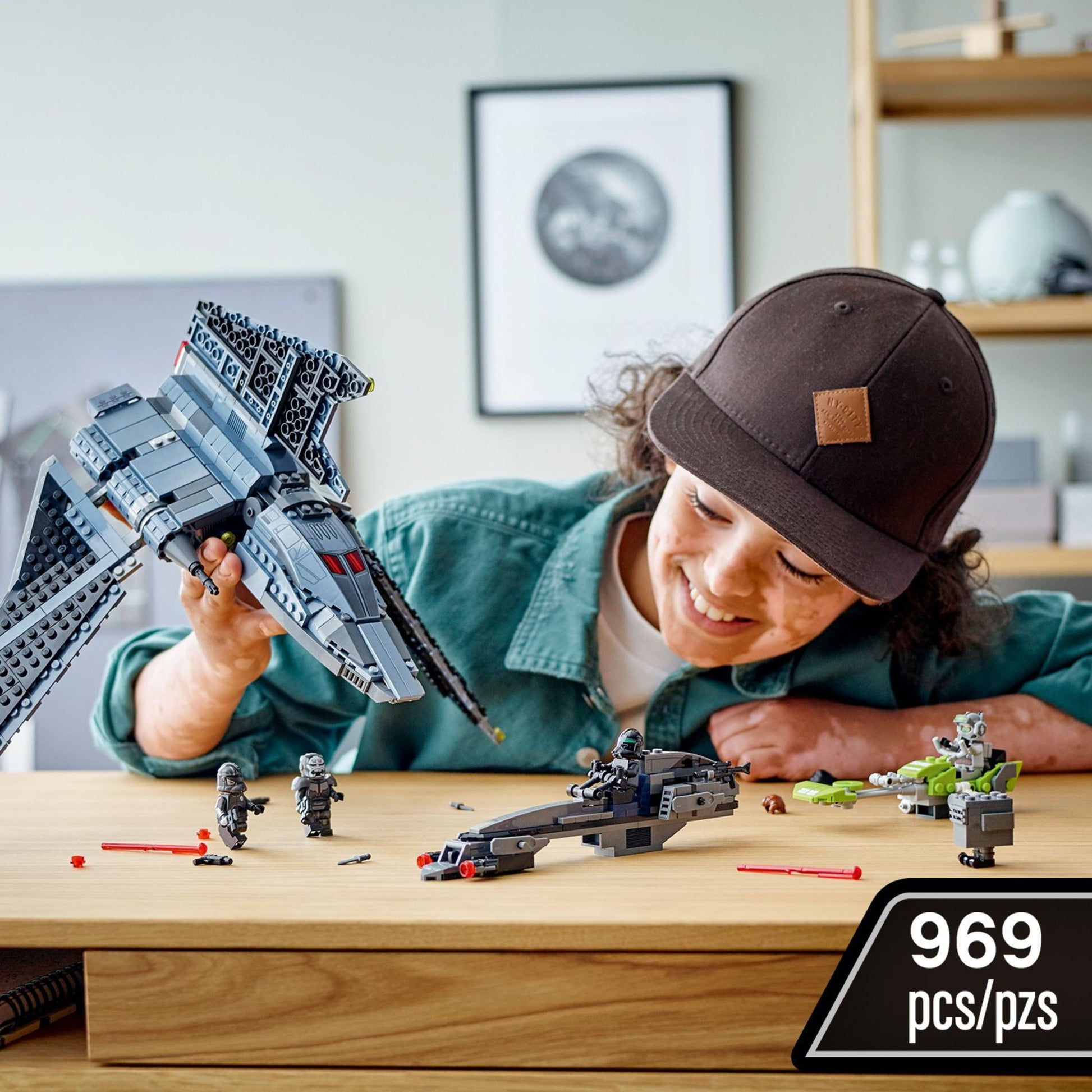 LEGO Star Wars The Bad Batch Attack Shuttle 75314 Building Toy Set (969 Pieces)
