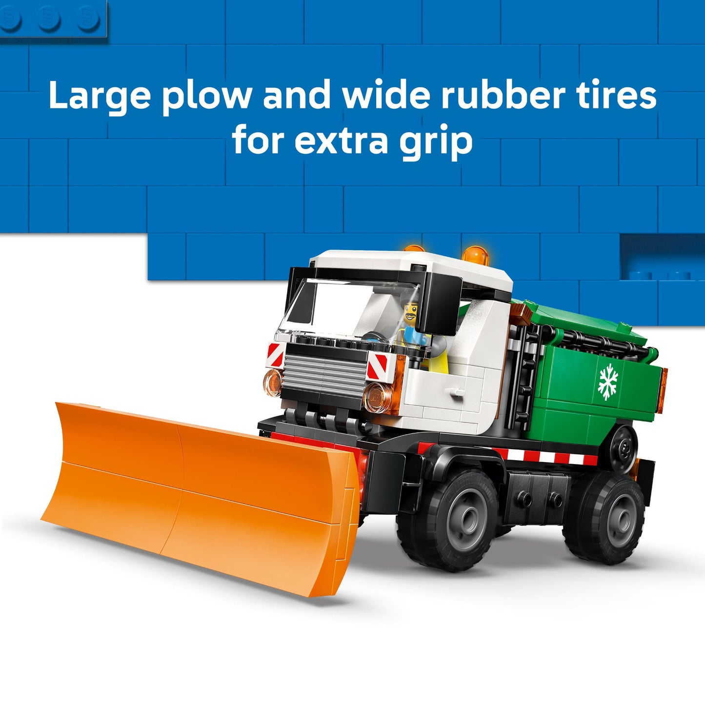 LEGO City Snowplow Truck Building Toy for Kids