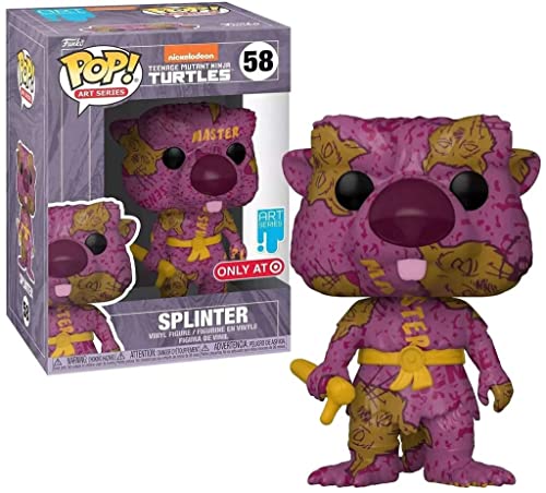Funko Teenage Mutant Ninja Turtles POP! Art Series Splinter Exclusive Vinyl Figure #58