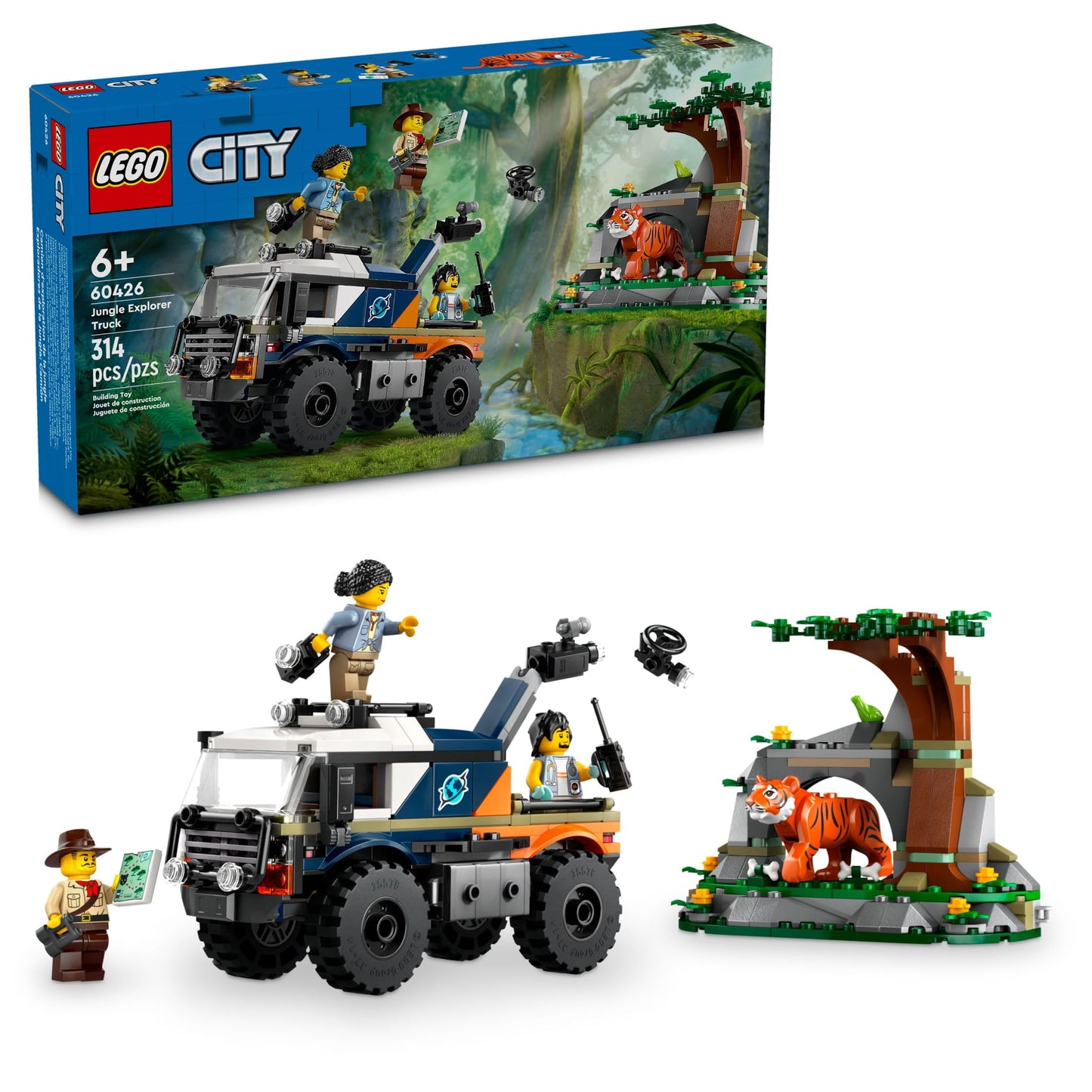 LEGO City Jungle Explorer Off-Road Truck Building Toys