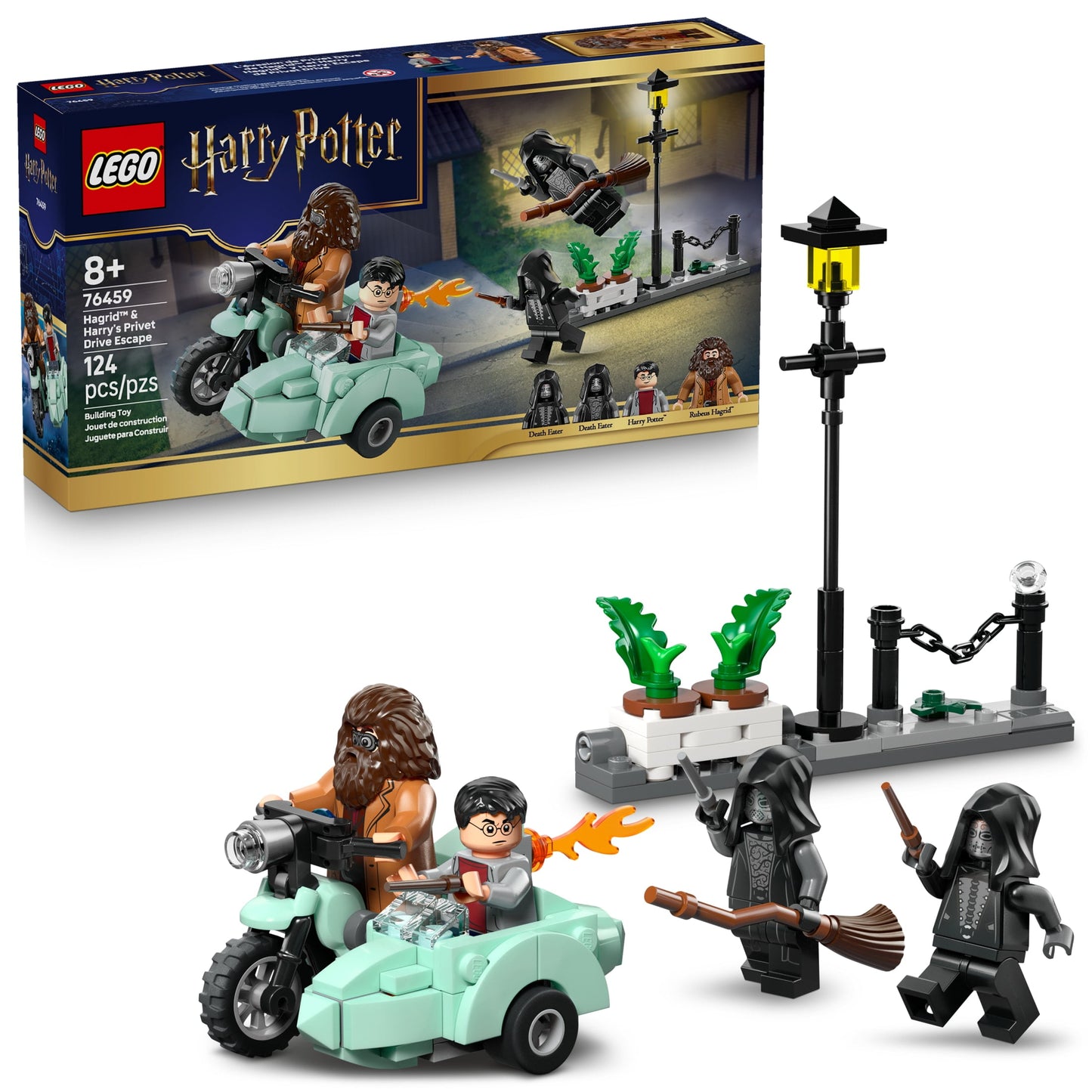 LEGO Harry Potter Hagrid & Harry's Privet Drive Escape - Building Toy for Boys & Girls, Ages 8+