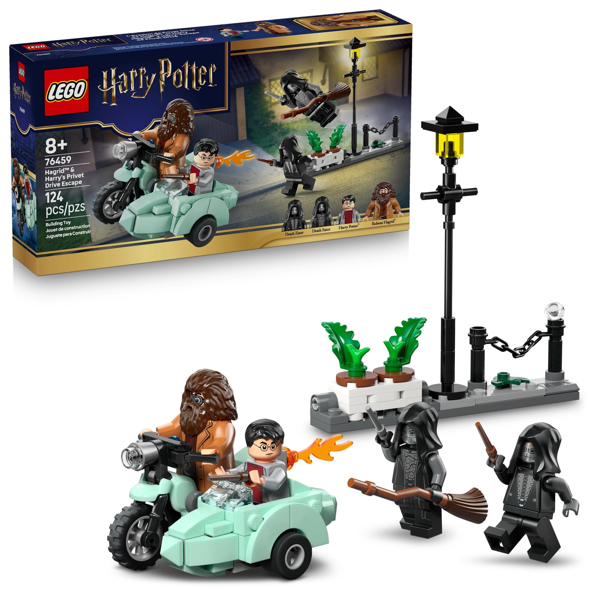 LEGO Harry Potter Hagrid & Harry's Privet Drive Escape - Building Toy for Boys & Girls, Ages 8+