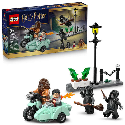 LEGO Harry Potter Hagrid & Harry's Privet Drive Escape - Building Toy for Boys & Girls, Ages 8+