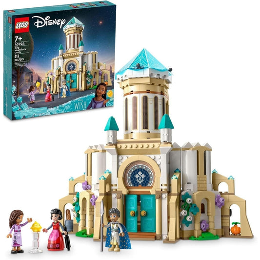 LEGO King Magnifico’s Castle 43224 Disney Wish Interlocking Block Building Sets