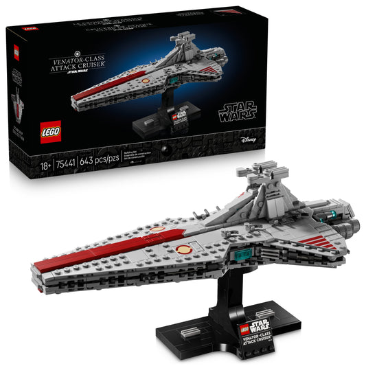 LEGO Star Wars Venator-Class Attack Cruiser Building Set for Adults, Men & Women, Ages 18+ -