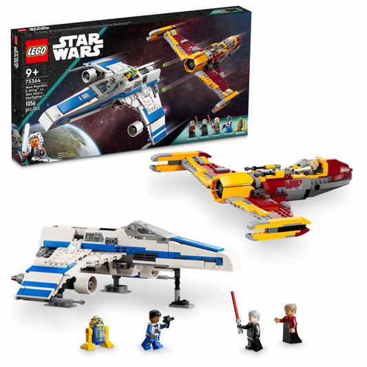 LEGO Star Wars: Ahsoka New Republic E-Wing vs. Shin Hati’s Starfighter 75364 Star Wars Playset
