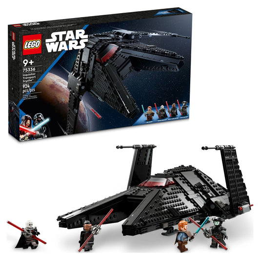 LEGO Star Wars Inquisitor Transport Scythe 75336 Buildable Toy Starship, Obi-Wan Kenobi Set,