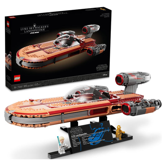 LEGO Star Wars UCS Building Set Luke Skywalker’s Landspeeder 1,890 Pieces.