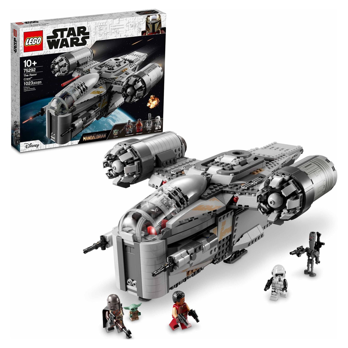 LEGO Star Wars The Razor Crest 75292 Mandalorian Starship Toy, Gift Idea for Kids, Boys and