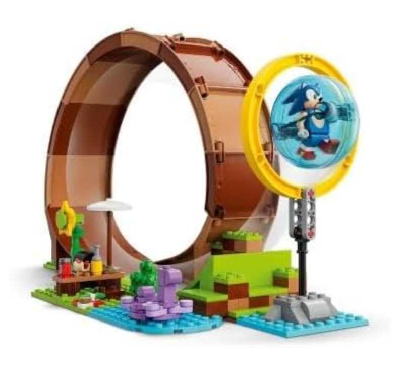 LEGO Sonic The Hedgehog Sonic’s Green Hill Zone Loop Challenge Building Toy Set 76994