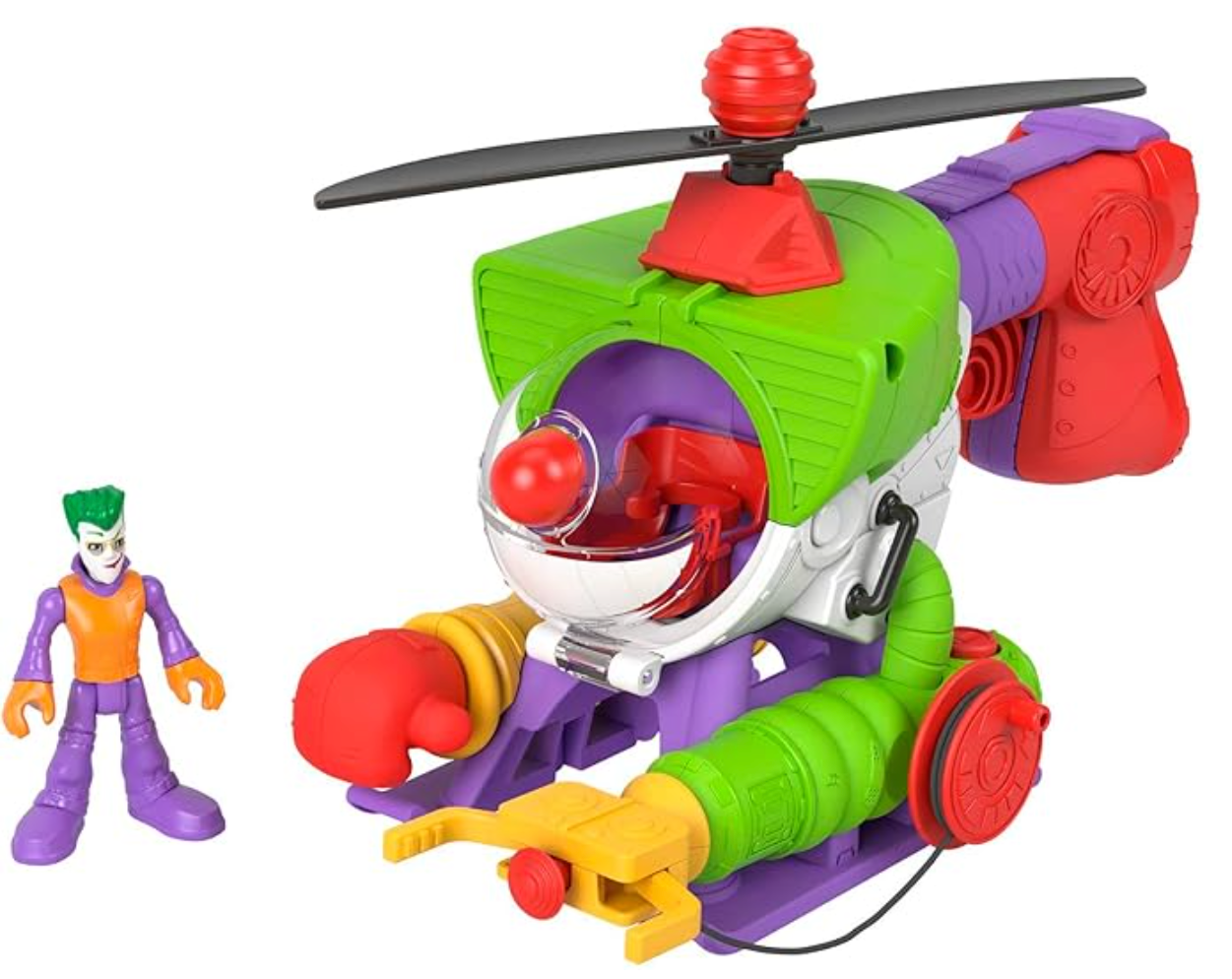 Fisher-Price Imaginext DC Super Friends Joker Helicopter Robot